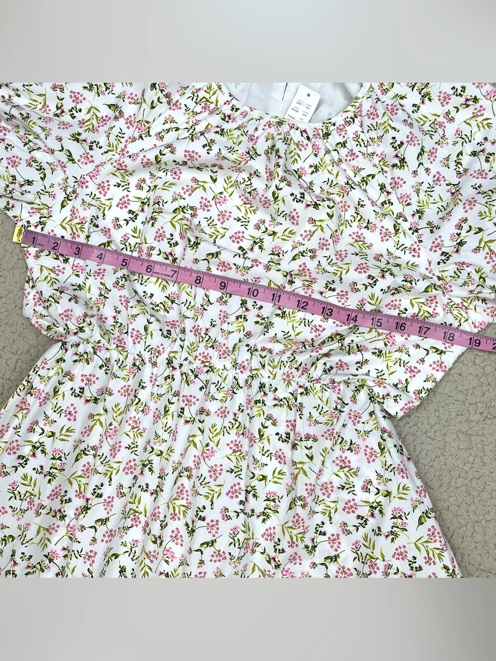 J. Crew Side-Cutout Cotton Poplin Short Sleeve Dress in Meadow Floral NWT Sz 10